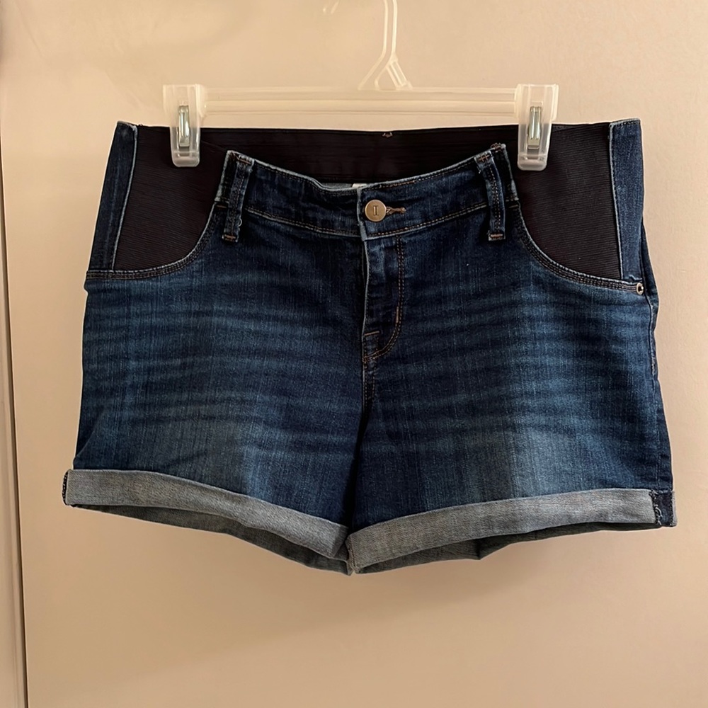 Isabel Maternity midi shorts